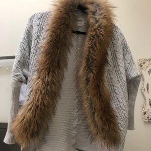 Cutest sweater with fur